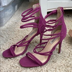 Steve Madden Magenta Heels size 7.5